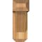 Ekena Millwork Traditional Craftsman Rough Sawn Bracket w/ Offset Brace, Western Red Cedar, 6"W x 16"D x 16"H BKT0604X16X16TRA04RWR - alternate 4